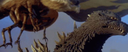 Queen Mothra Dragged Dinosaur GIF