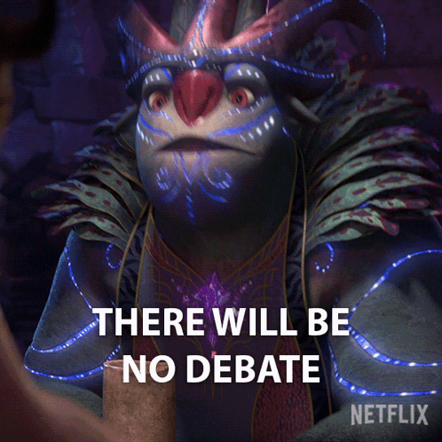 Queen Usurna There Will Be No Debate GIF