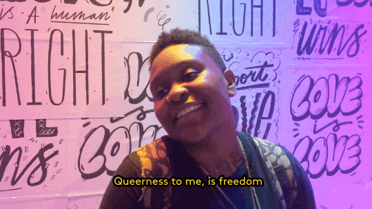Queerness Is Freedom GIF