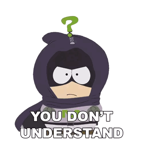 Question Mark Cartoon Character You Don't Understand