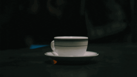 Question Mark Coffee GIF
