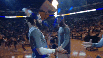 Quick Handshake In Basketball GIF