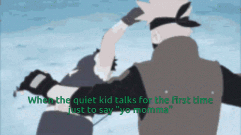 Quiet Kid Saying Yo Momma