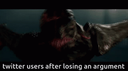 Quiet Place Creature Dying Twitter Meme GIF