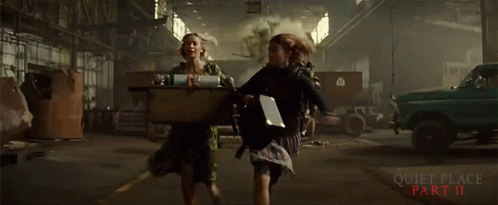 Quiet Place Evelyn And Megan Abbott Chased GIF
