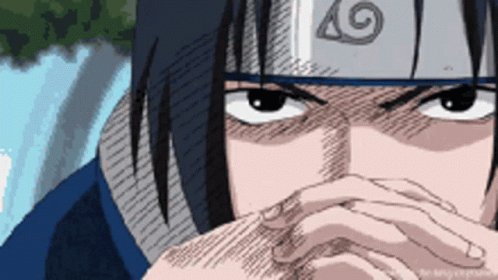 Quiet Sasuke Uchiha Observing GIF
