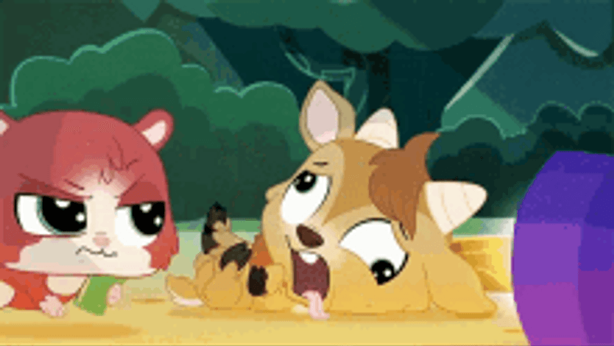 Quincy Littlest Pet Shop Coughing GIF