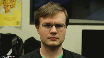 Quirky Guy Mischievous Eyebrows Up GIF