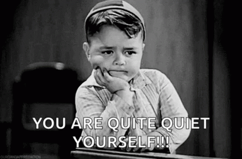 Quite Quiet Yourself Young Boy GIF