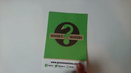 Quiz Time Trivia Night Flip Paper GIF