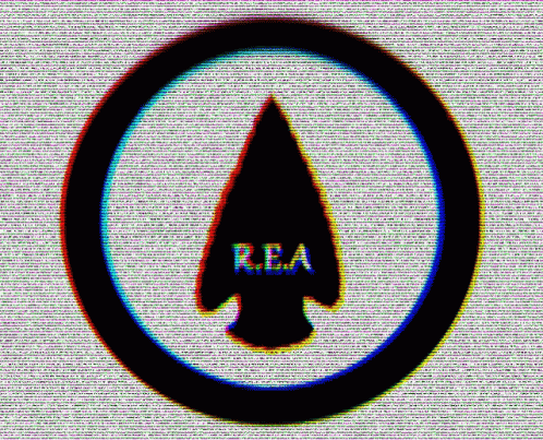 R.E.A Logo in Circle With Triangle