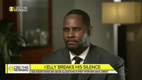 R Kelly Fighting For My Life Head Shake GIF