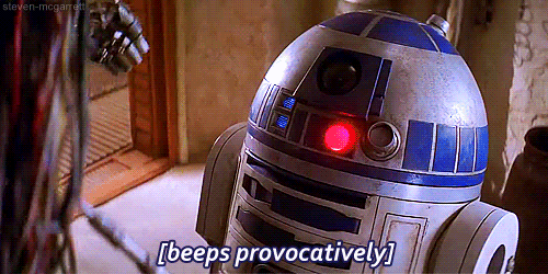 R2d2 Beeps Provocatively GIF