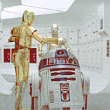R2d2 C-3po Star Wars Robot GIF