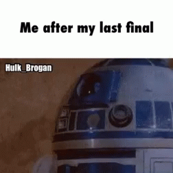 R2D2 Robot Me After Final