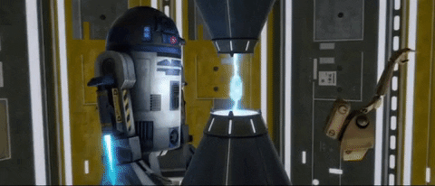 R2d2 Star Wars Scene GIF