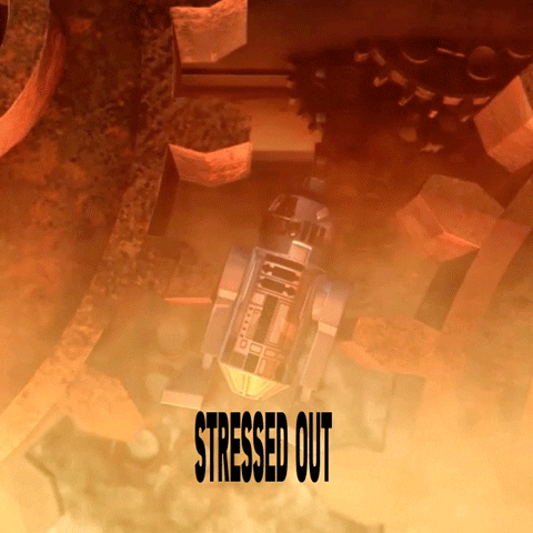 R2d2 Stressed Out GIF