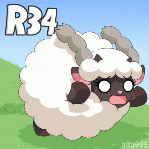 R34 Rolling Sheep Animation GIF