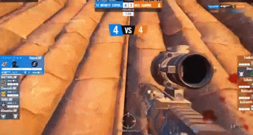 R6 Hitting Through Small Hole GIF