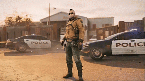 R6 Police Man GIF