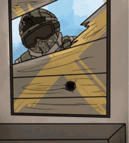R6 Very Scared Man GIF