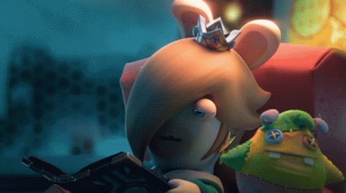 Rabbid Rosalina Passing Out GIF