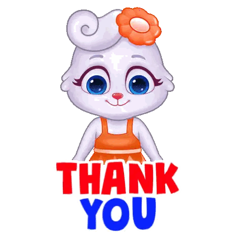 Rabbit Giving Thumbs Up and Thank You
