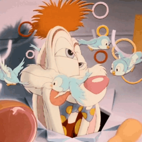 Rabbit Holding Bird In Mouth GIF