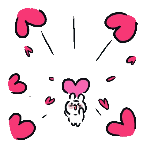 Rabbit Holding Pink Heart