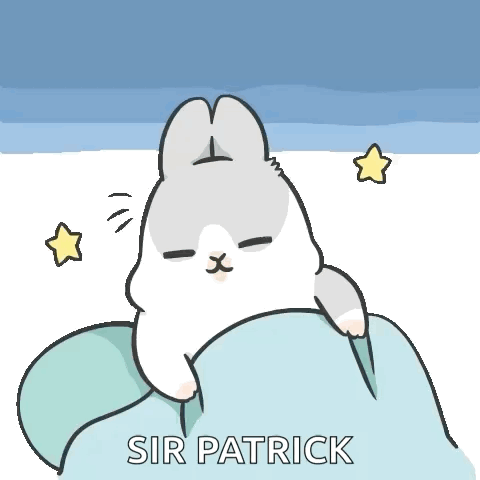 Rabbit Lying Under Blanket Sir Patrick