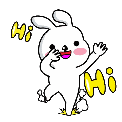 Rabbit Saying Hi