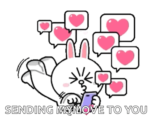 Rabbit Sending Love