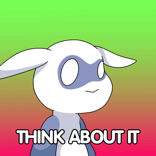 Rabbit Thinking About It