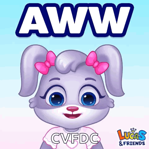 Rabbit With Aww Cvfddc