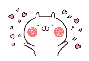 Rabbit With Hearts in Eyes
