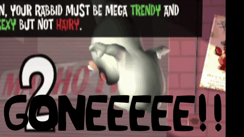 Rabbit Your Rabbid Must Be Mega Trendy and Sexy But Not Hairy
