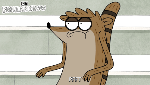 Raccoon Saying Pfft GIF