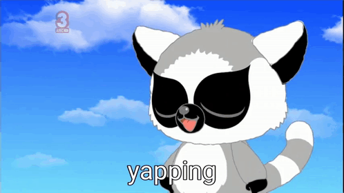 Raccoon with Yapping
