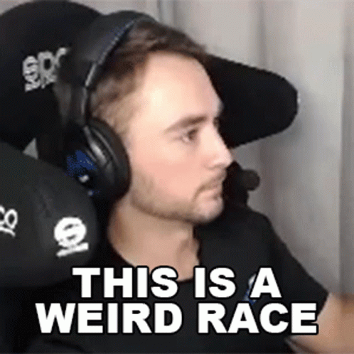 This Is A Weird Race GIF