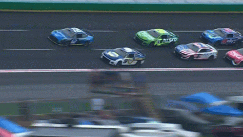 Race Car Being Pulled on Track