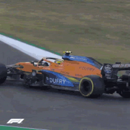 Race Car Driving F1 Track Sign GIF