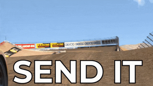 Race Car Jump Send It GIF