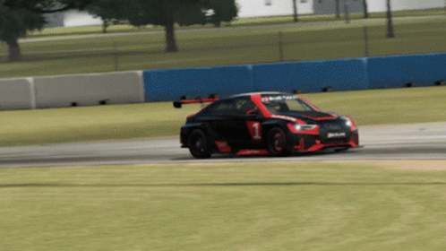 Race Car Number 1 GIF