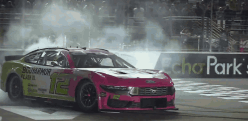 Race Car Number 12 GIF