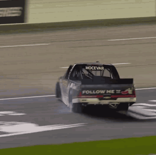 Race Car Number 77 GIF