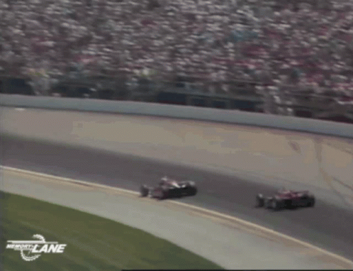Race Car On Track Lane GIF
