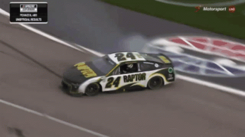Race Car on Track with Motorsport Live
