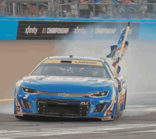 Race Car Saying Larson