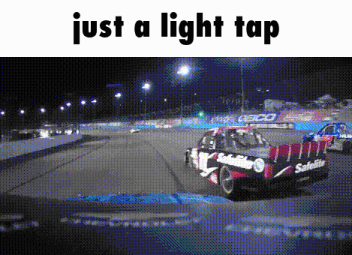 Race Car With Just A Light Tap GIF