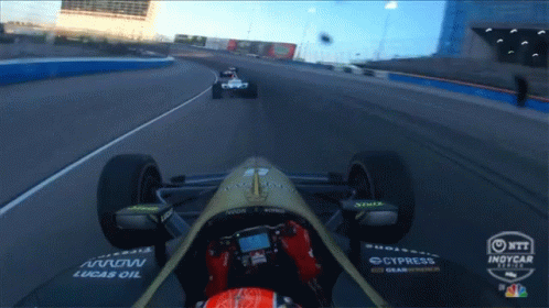 Race Car With Lucas Oil GIF